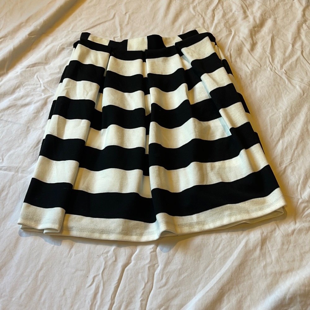 Striped charolette russe skirt